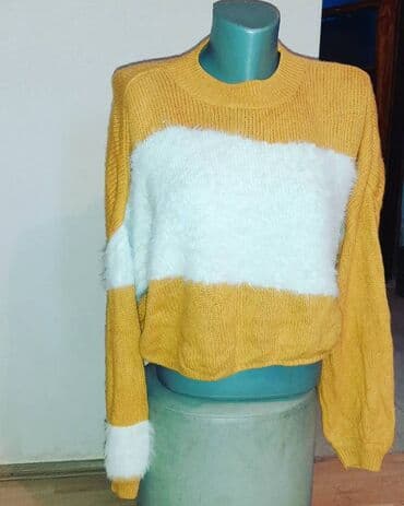 Kape i aksesoari: Mekan topao zuti crop top dzemperic s m vel — 1