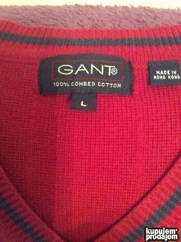 Trousers: Original GANT dzemper XL 100% cotton Ramena 52cm rukav 65cm — 3