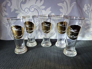 kristalne čaše prodaja: Case za pivo itd.kristalno staklo 1960g+. Case komada 5 u — 1