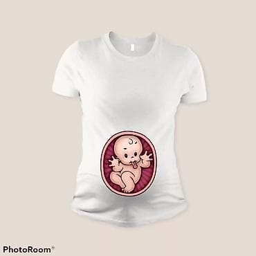 mango majice: Majčinske majice sa štampom – udobne bele pamučne majice sa duhovitim — 4