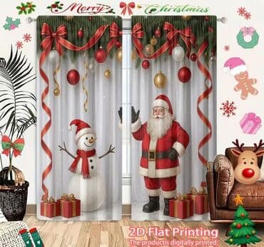 curren satovi original cena: Novogodišnje zavese Dimenzije 150x60cm Cena 1700din/2kom kao na slici — 3