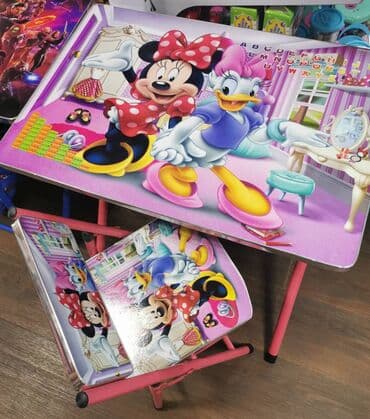 poklanjam kuhinju oglasi: Sto i stolica deciji sa likovima crtaca./NOVO. Novo,nekorisceno — 7