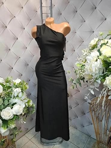 Haljine: Elegantna duga haljina na jedno rame - Kroj: uska silueta koja prati — 5