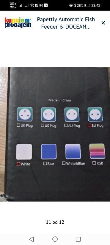 Oprema za kućne ljubimce: Automatska Papettly hranilica za ribe, model CY-019A, omogućava — 4