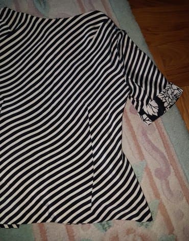 gerry weber nova kolekcija: Crno bela bluza kopca sw na ledjima. Potpuno nova!! Kratak rukav — 1