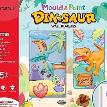 Dinosaurus zidni ukras – Kreativni set „Zidna slika – Dinosaurus“
