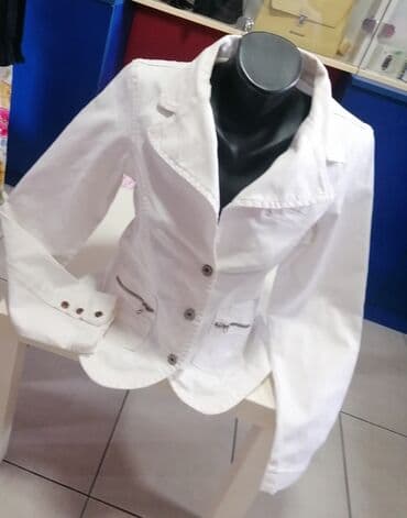 beli komplet sako i pantalone: L, Teksas, Jednobojni — 2