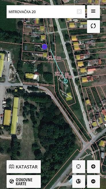 DOMAĆINSTVO 11+7 ARI (20x56m) – POSLOVNI KAPITAL – 80m OD BIZNIS ZONE