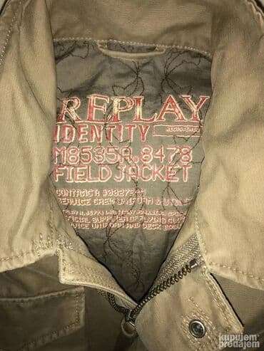 Bermude i šortsevi: Original Replay jakna L 100% cotton Ramena 49cm rukav 64cm — 2