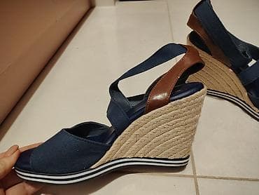 zara muski kaisevi: Ženske sandale na punu petu – Graceland - Model: espadrile na — 5