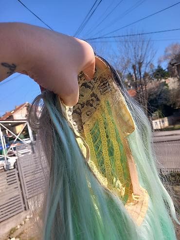 canda c: Duga perika – pastelno roze ombré - Boja: svetloružičasta sa tamnijim — 7