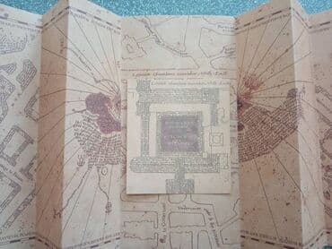 bluetooth mikrofon cena: Hari Poter Mapa Marauders Map-Novo. Marauders map iz filma Harry — 5