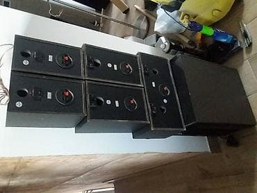 frizider polovni: Genius 5.1- t. sivi. -aktivni wufer i 5 zvucnih kutija. -sve — 6