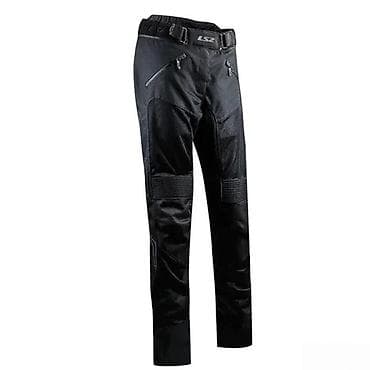 biseri za kosu: Muške LS2 moto pantalone u crnoj boji, dizajnirane za vožnju — 4