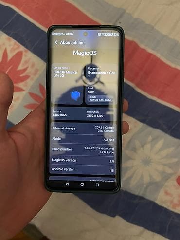 aparat za krofnice 3 u 1: Honor magic 6 lite 5g. 8 gb rama +8 gb honor turbo ram. i 256 gb — 3