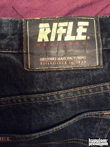 Original RIFLE farmerice 34 100% cotton polustruk 47cm
