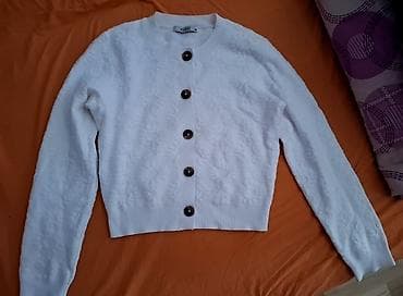 Beli ženski kardigan XSide moze sm - Model: kratki kardigan na