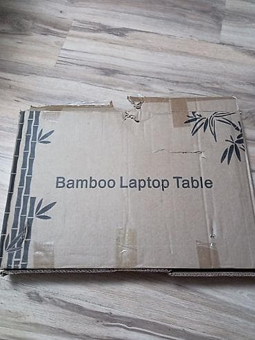 stolovi forma ideale akcija: Bambus stočić za laptop - Materijal: prirodni bambus - Gornja ploča — 6