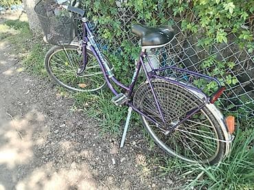 polovni bicikli ruma: Ženski gradski bicikl – ljubičasti ram sa spuštenom gornjom cevkom — 1