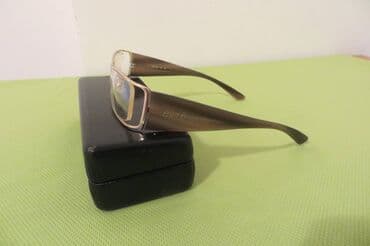 kozne mokasine sa debelim djonom: Prescription glasses, color - Gold — 3