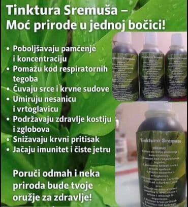 Healthy nutrition: Tinktura Sremuša Biljna tinktura od sremuša (divlji beli luk) u — 3
