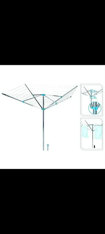 Vrtni rotirajući sušač za veš (kišobran-stil) - Konstrukcija od