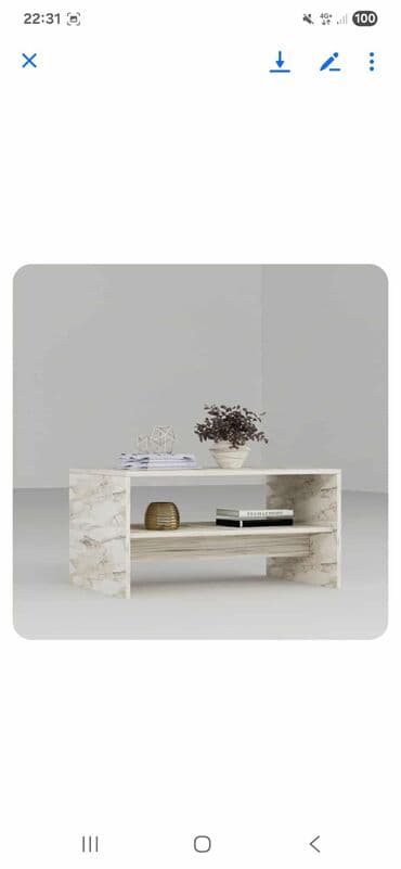 polovan namestaj za kafice: Apollon - White, Sapphire Oak White Sapphire Oak Coffee Table 100% — 9