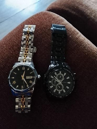 Džepni satovi: Muški ručni satovi – set od 2 komada 1) Elegantni automatski sat — 5