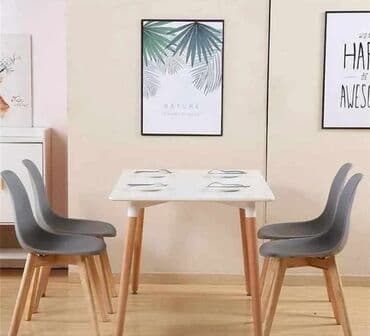 ugaona trpezarija: Trpezarijski stolovi Novo U fabrickom pakovanju! Zaobljeni uglovi, mat — 2