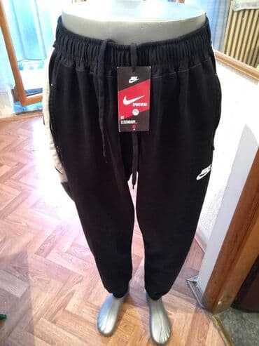 Sportswear: Nova muska pamucna trenerka Nike Crna Veliki broj 3XL 4XL. Turska — 1