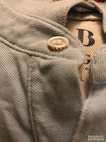 hm muske pan: Original BOGGI Milano majica L 100% cotton Ramena 48cm, duzina 75cm — 4