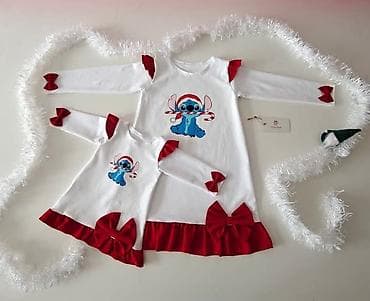 Novogodišnje STITCH haljinice 🥰🥰🥰 Materijal je pamuk odličnog na lalafo.rs Novogodišnje STITCH haljinice 🥰🥰🥰 Materijal je pamuk odličnog