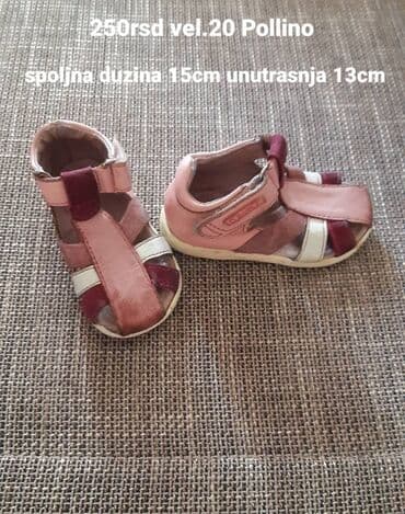decije cipele za devojcice: Sandale, Pollino, Veličina - 20 — 1