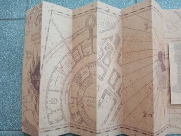 bluetooth mikrofon cena: Hari Poter Mapa Marauders Map-Novo. Marauders map iz filma Harry — 2