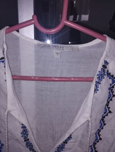 tunika boho style: Guess, M (EU 38), Pamuk, Vez, bоја - Bela — 2