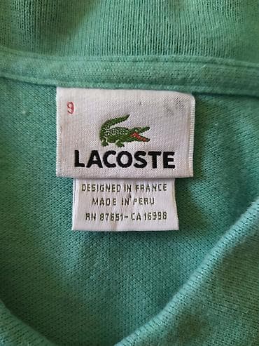 tech fleece original cena: Men's T-shirt Lacoste, bоја - Tirkizna — 9