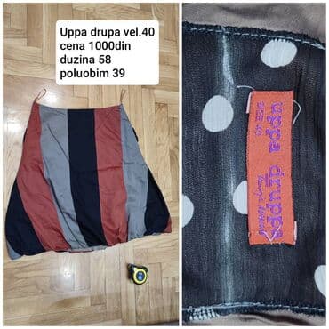 asimetrične tunike: L, Mini, bоја - Crna — 4