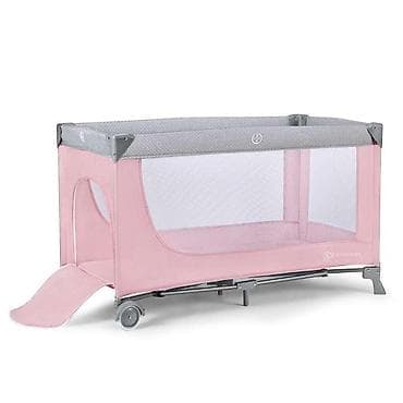 vitrina za knjige sa staklom: KINDERKRAFT PRENOSIVI KREVETAC LEODY PINK Šifra proizvoda: KCLEOD00PNK — 3