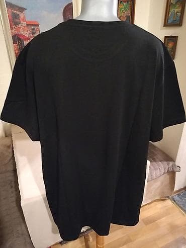 Muška odeća: Men's T-shirt bоја - Crna — 5