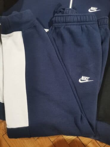 Muška odeća: Komplet, L, Nike, bоја - Tamnoplava, Flis — 2