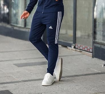 Kućna odeća: Adidas muška trenerka donji deo NOVO Novo Mokra likra Veličine m l xl — 2