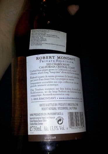 zakacke za ljuljaske: Robert Mondavi Robert Mondavi-Private selection Chardo-nnay Stono — 2