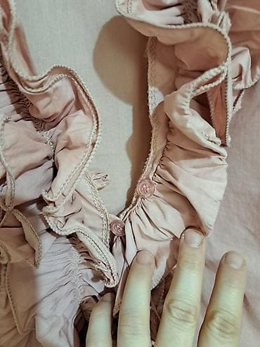 Tunike: Ružičasta tunika/bluza sa volanima - Model: duža tunika/bluza sa — 6