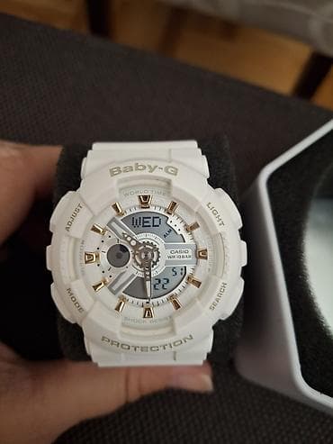 casio g shock satovi: Casio Baby-G ženski sportski sat – bele boje, analogno-digitalni — 2