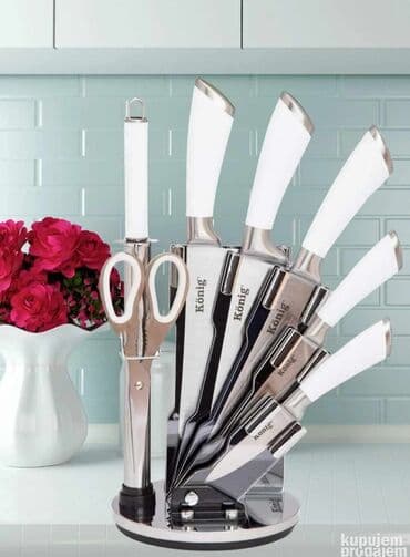 kuhinjski nozevi solingen: Noževi lepeza Crna 3400 NOVO i nekorišćeno u originalnoj ambalaži — 2