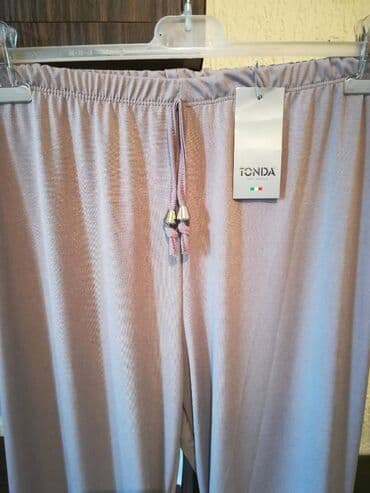 ženske pantalone za punije: 2XL, Normalan struk, Ravne nogavice — 3