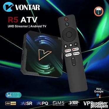 mikrofon i zvucnik za decu: VONTAR R5 ATV – UHD streamer / Android TV Uz uređaj dobijate gratis — 5