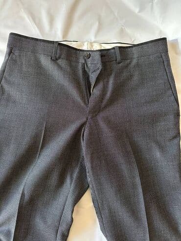 Pantalone: WOOLMARK BLEND - Nikad obučene muške elegantne/poslovne pantalone — 11