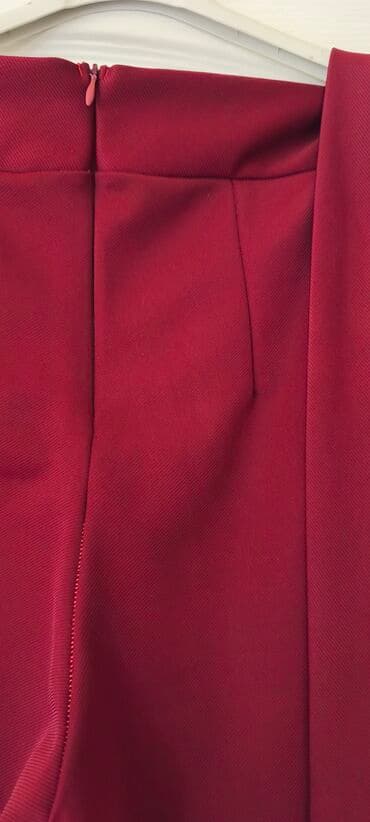 pantalone sa visokim strukom: S (EU 36), Visok struk, Zvoncare — 4