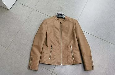 Dukserice: Ženska biker jakna – više boja - Materijal: eko koža (glatka, lagano — 1